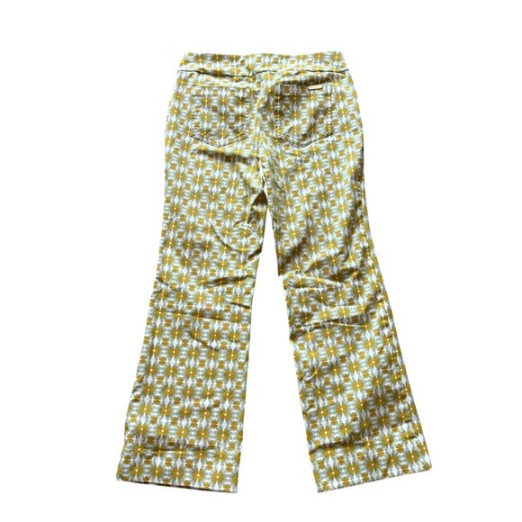 Spartina Womens Pants Casual Patterned Elastic Waist Size Small Stretchy - Picture 2 of 5